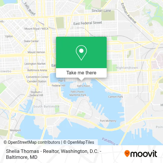 Shelia Thomas - Realtor map