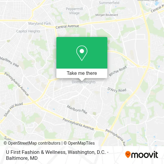 U First Fashion & Wellness map