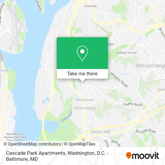 Cascade Park Apartments map