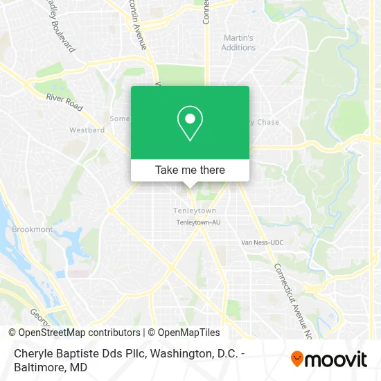 Cheryle Baptiste Dds Pllc map