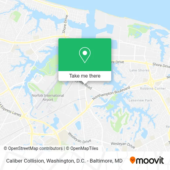 Caliber Collision map