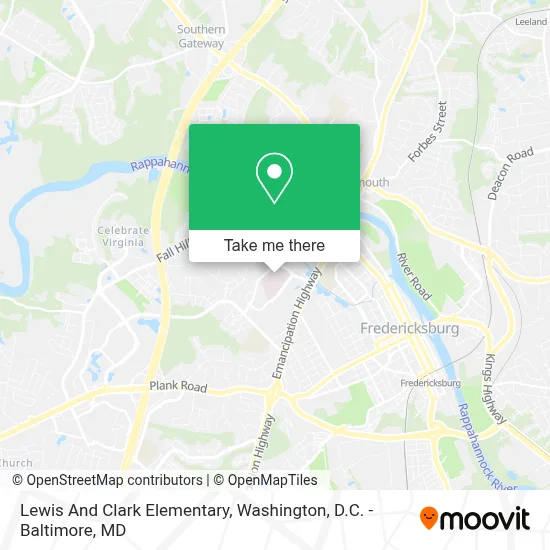 Lewis And Clark Elementary map