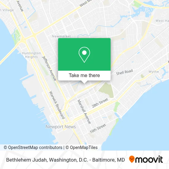Bethlehem Judah map