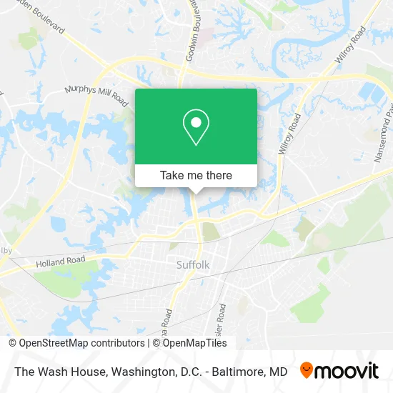 The Wash House map
