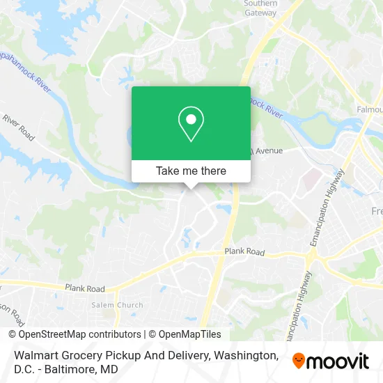 Walmart Grocery Pickup And Delivery map
