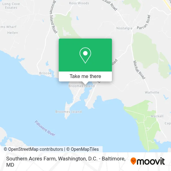 Southern Acres Farm map