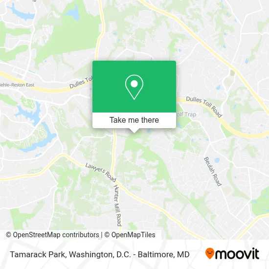 Tamarack Park map