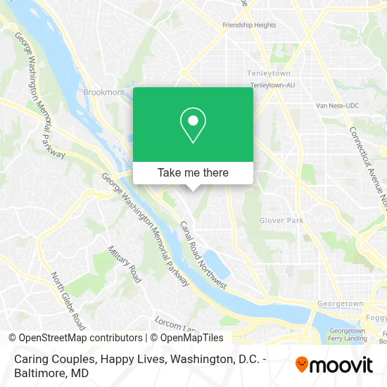 Caring Couples, Happy Lives map