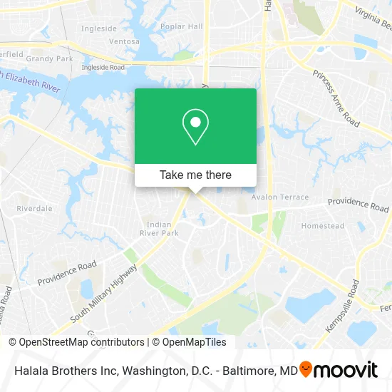 Halala Brothers Inc map