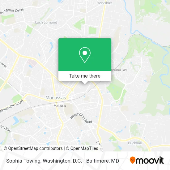 Sophia Towing map