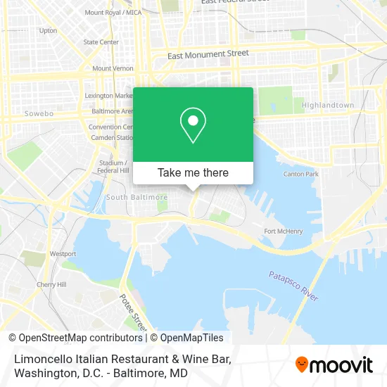 Limoncello Italian Restaurant & Wine Bar map