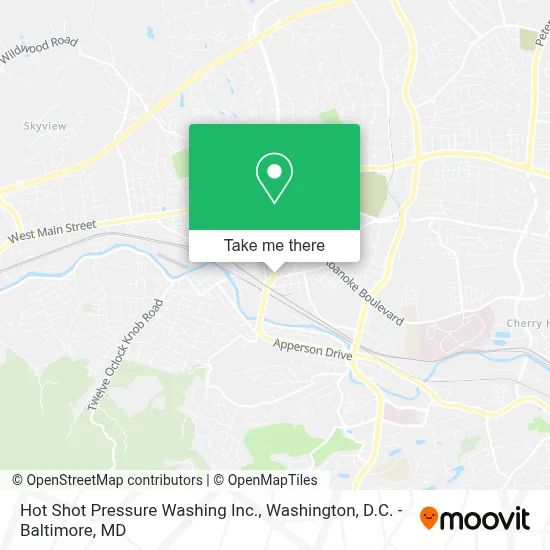 Hot Shot Pressure Washing Inc. map