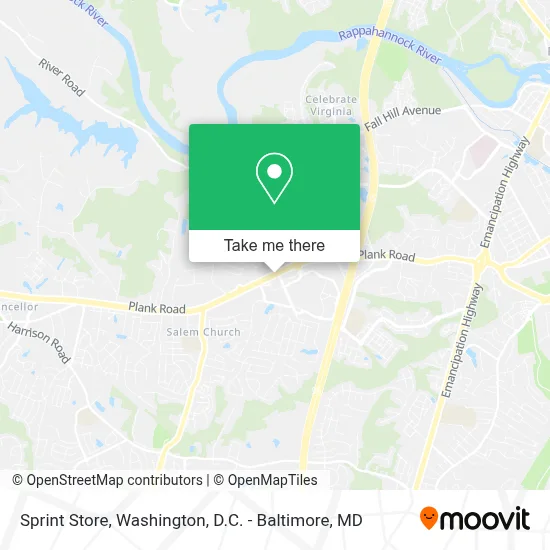 Sprint Store map