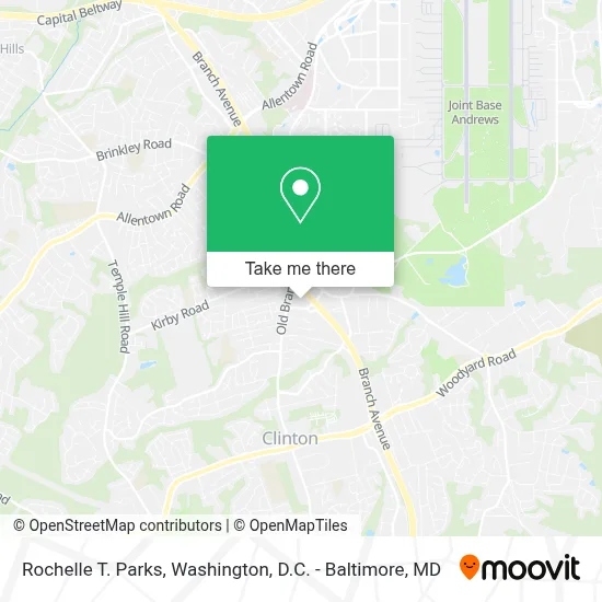 Rochelle T. Parks map