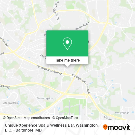 Unique Xperience Spa & Wellness Bar map