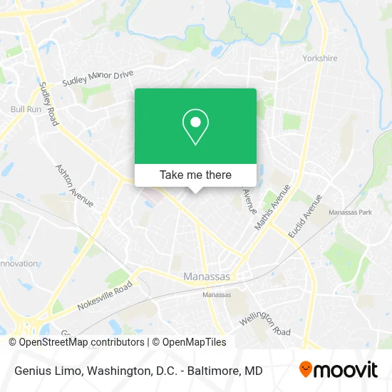 Genius Limo map
