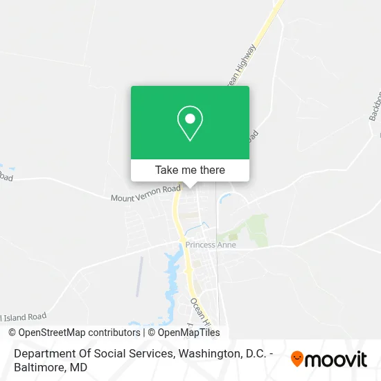 Department Of Social Services map