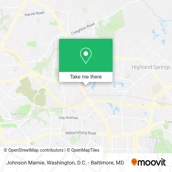 Johnson Mamie map