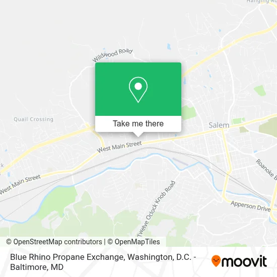 Blue Rhino Propane Exchange map