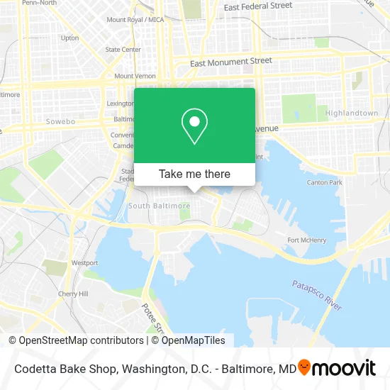 Codetta Bake Shop map