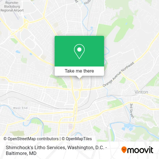 Shimchock's Litho Services map