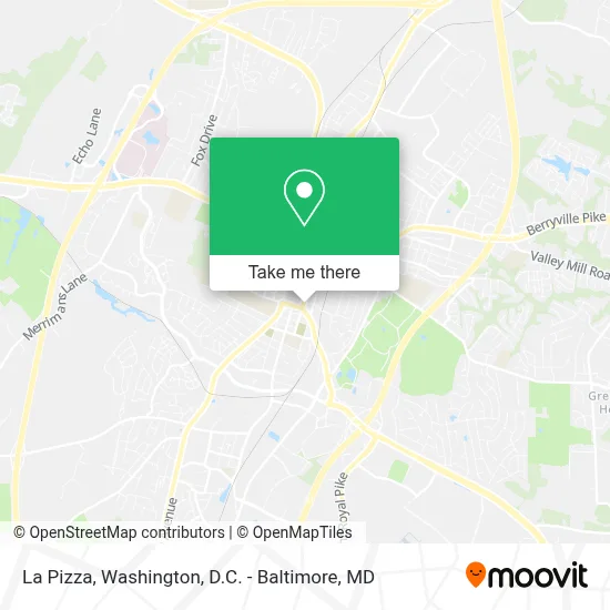 La Pizza map