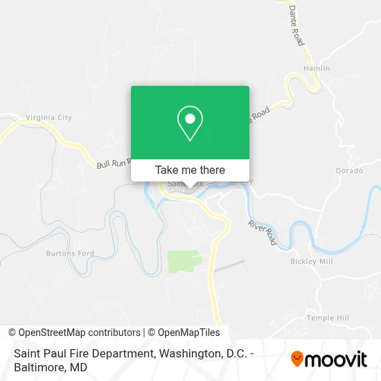 Saint Paul Fire Department map