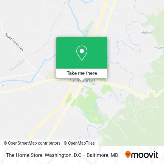 The Home Store map