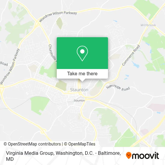 Virginia Media Group map