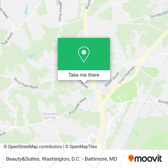 Beauty&Suites map