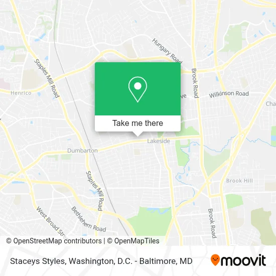 Staceys Styles map