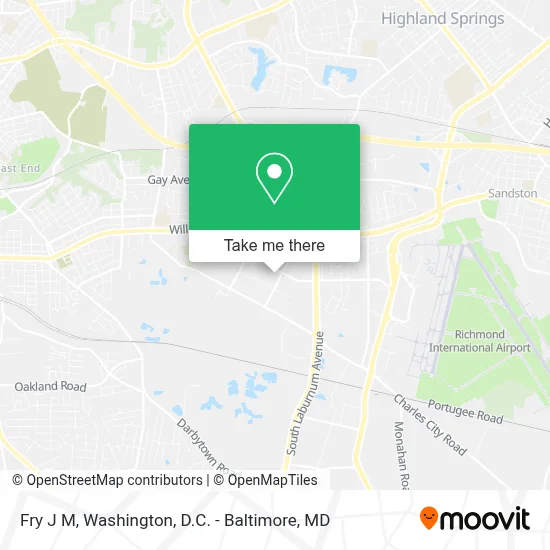 Fry J M map