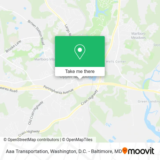 Aaa Transportation map