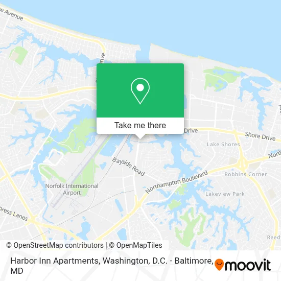Harbor Inn Apartments map
