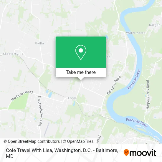 Cole Travel With Lisa map