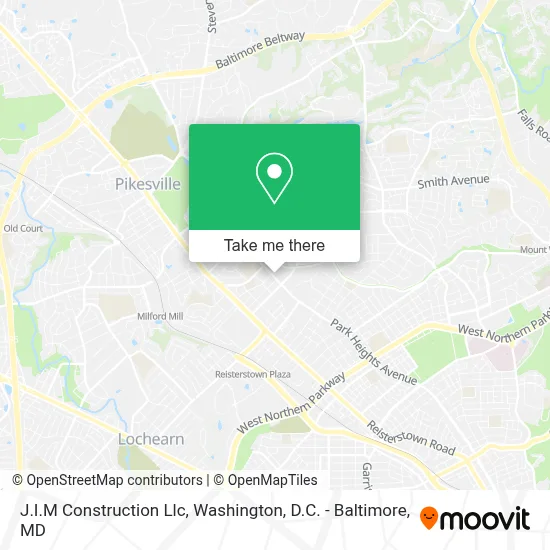 J.I.M Construction Llc map