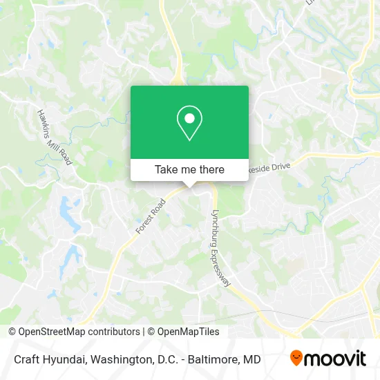 Craft Hyundai map