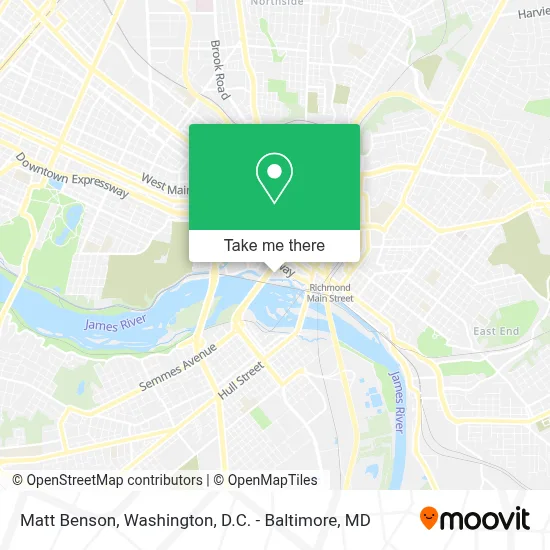 Matt Benson map