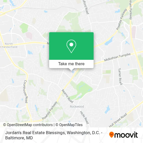 Jordan's Real Estate Blessings map