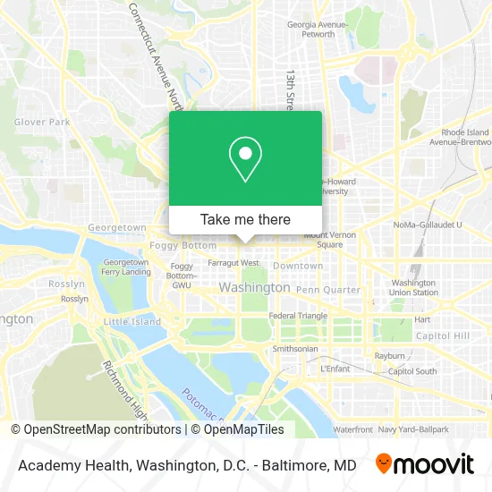 Academy Health map