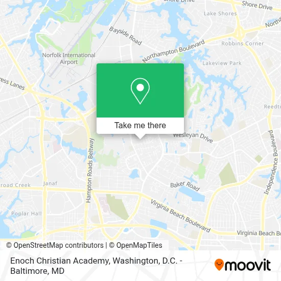 Enoch Christian Academy map