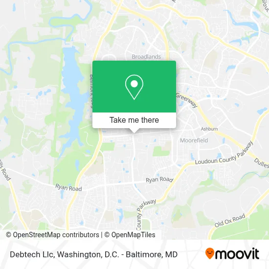 Debtech Llc map
