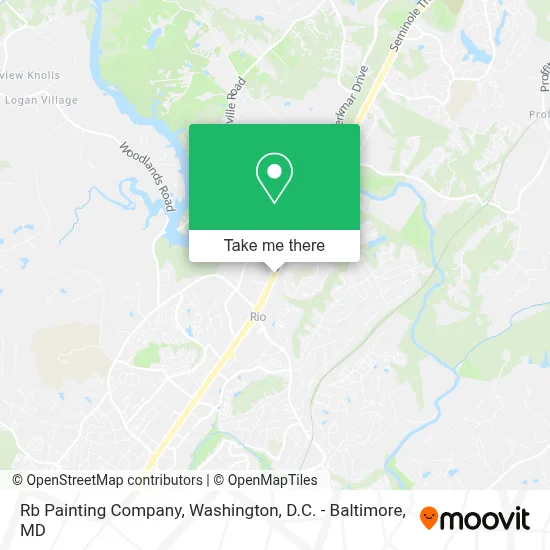 Rb Painting Company map