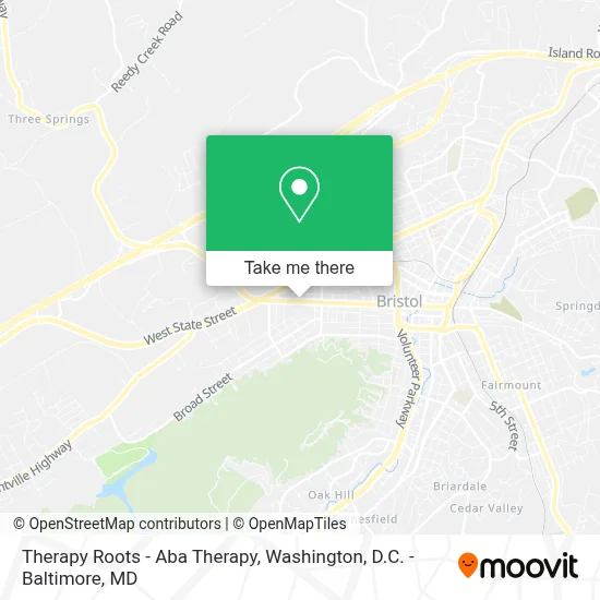 Therapy Roots - Aba Therapy map