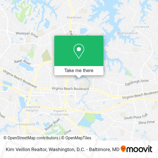 Kim Veillon Realtor map