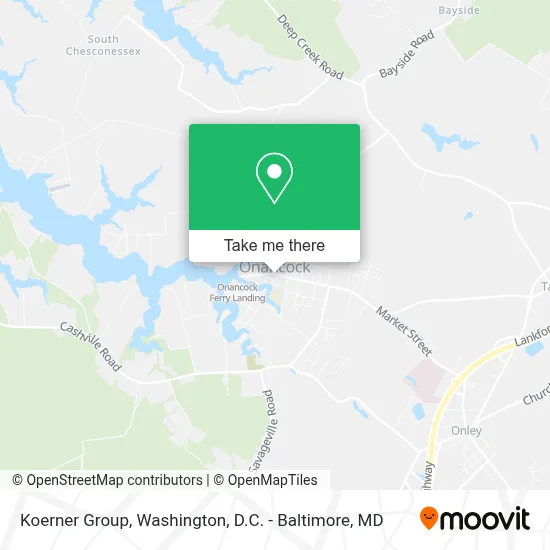 Koerner Group map