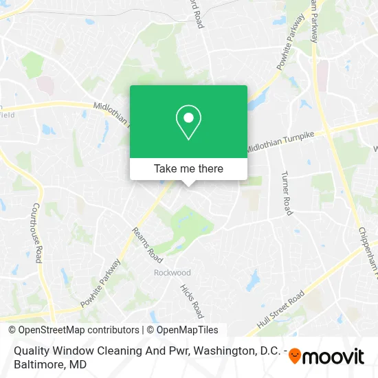 Quality Window Cleaning And Pwr map