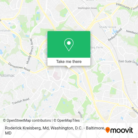 Roderick Kreisberg, Md map