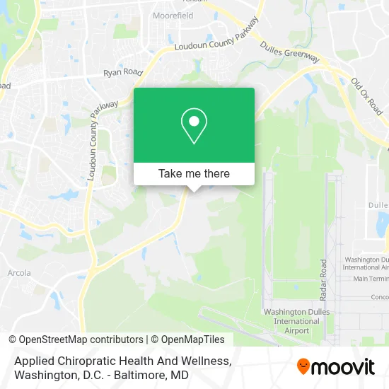 Applied Chiropratic Health And Wellness map