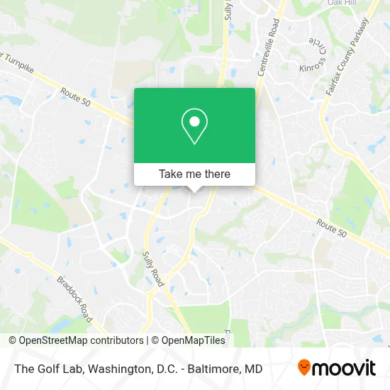 The Golf Lab map